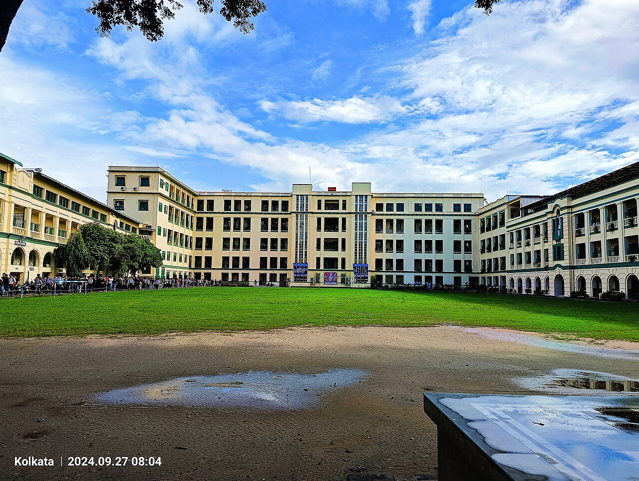 St. Xavier's College building on Park Street, Kolkata